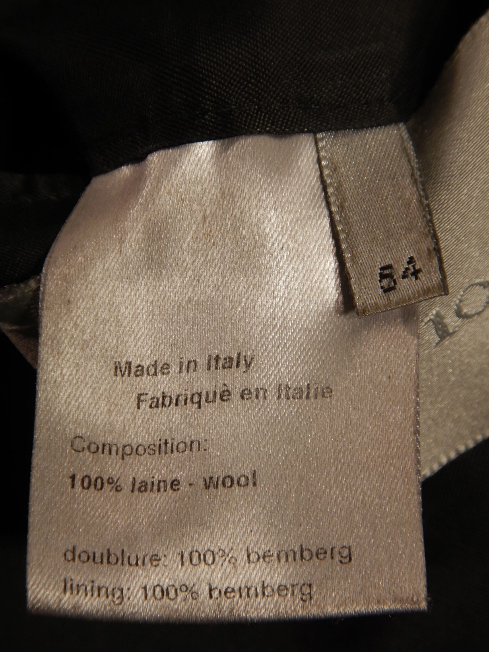 Hedi Slimane Dior Homme Hedi Slimane 2003FW Single Breasted Tweed Coat Size US L / EU 52-54 / 3 - 6 Thumbnail
