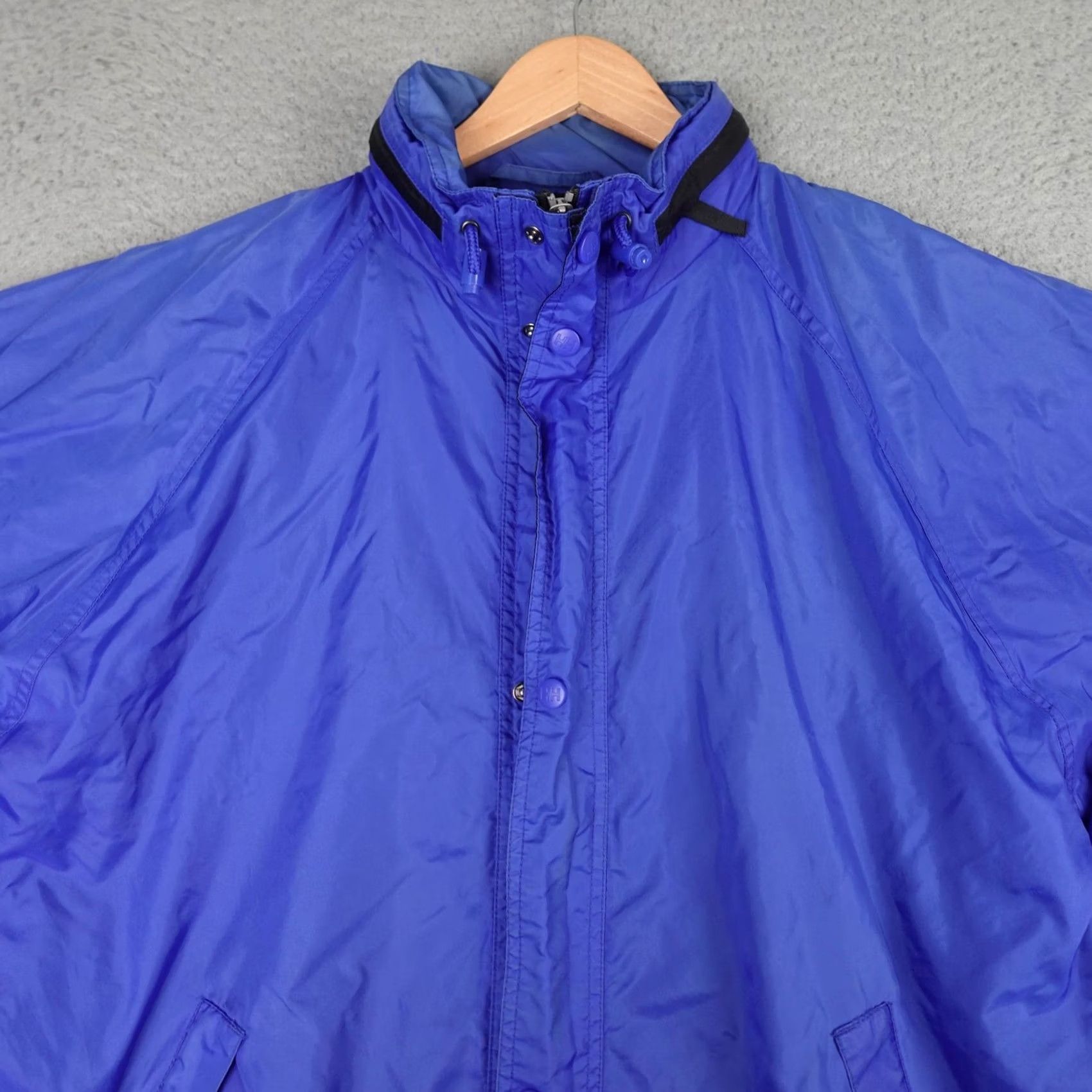 Helly Hansen Helly Hansen Jacket Mens M Blue Packable Windbreaker Rain Shell Zip Logo Size US M / EU 48-50 / 2 - 4 Thumbnail