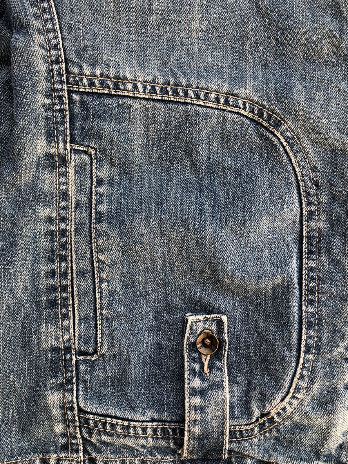 G-Star Vintage G-Star Raw Mechanic Zipper Denim Biker Rider Jacket Size US M / EU 48-50 / 2 - 8 Thumbnail