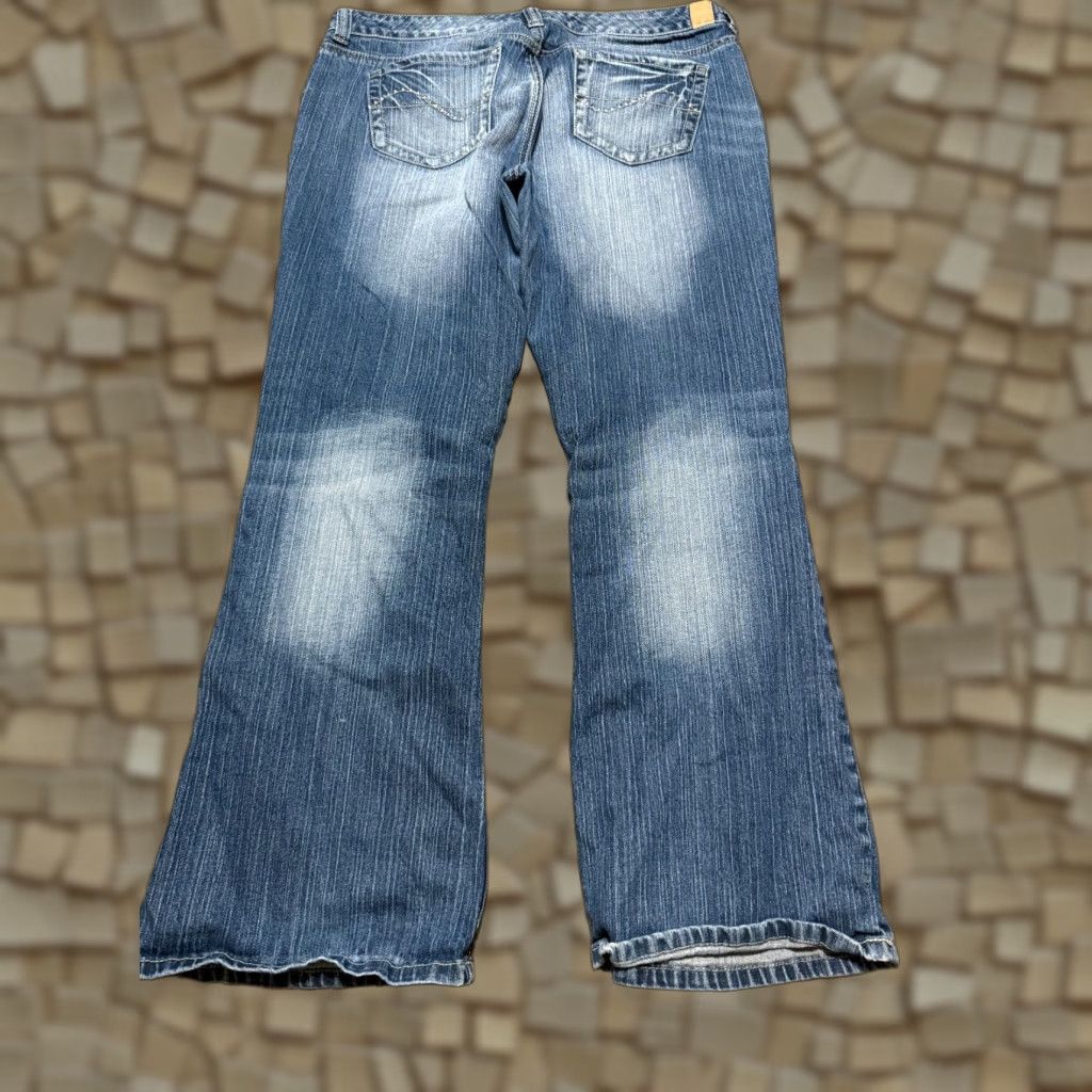 Vintage Maurices Jeans Women's Regular Denim Laney Bootcut 14 Blue Stretch Pocket 5-Pocket Size 36" / US 14 / IT 50 - 1 Thumbnail