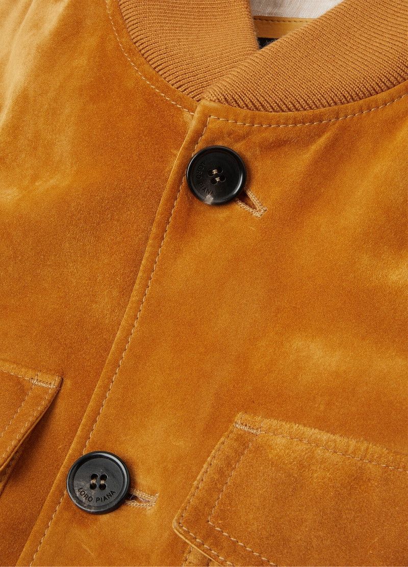 Loro Piana o1w1db10226 FAP3432 Kiku Bomber Jacket in Brown Size US M / EU 48-50 / 2 - 7 Thumbnail