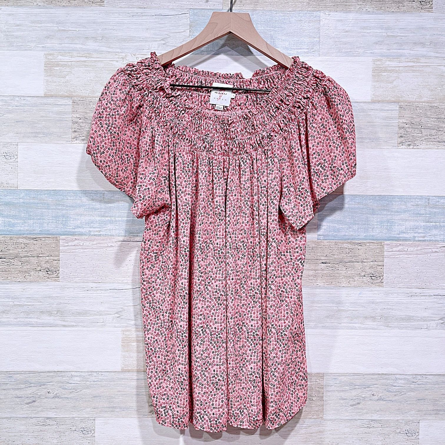 Other The Nines By Hatch Floral Smocked Maternity Top Womens Small Size S / US 4 / IT 40 - 2 Thumbnail