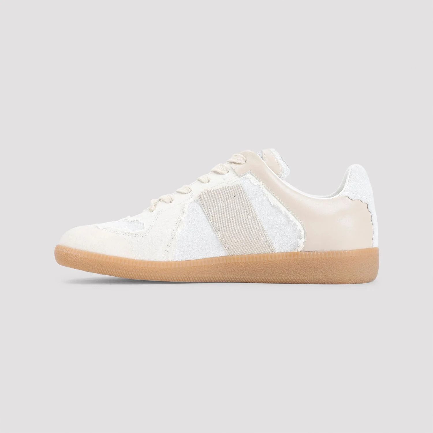 Maison Margiela o1w1db10725 Replica Low-Top Sneakers in White/Beige Size US 7 / IT 37 - 2 Thumbnail