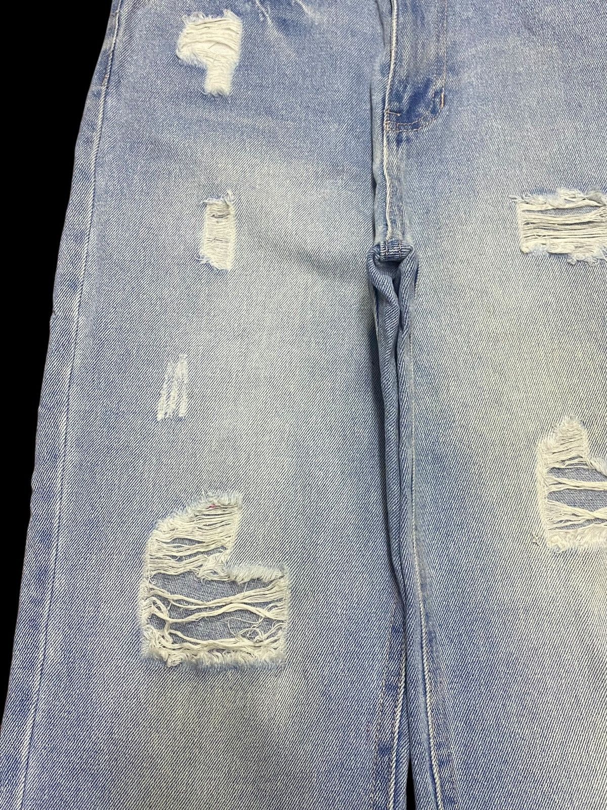 Japanese Brand Vintage Japanese Chipclip Faded Wash Distressed Style Jeans Size US 28 / EU 44 - 7 Thumbnail