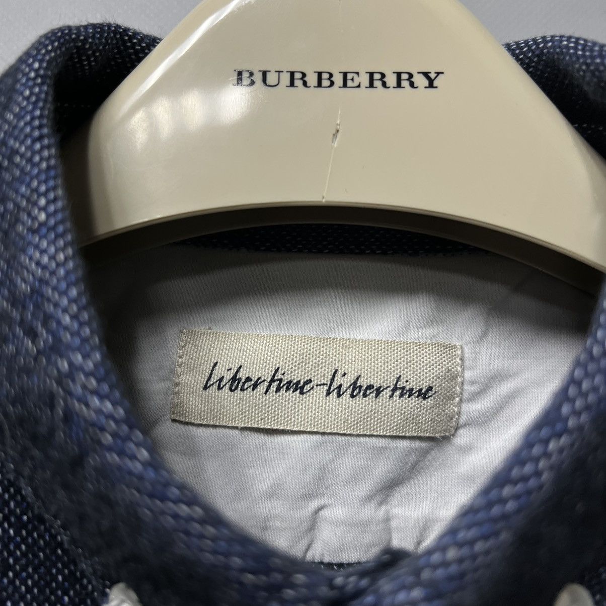 Libertine-Libertine Libertine libertine Hunter Flannel Dark Blue Button Shirt Size US S / EU 44-46 / 1 - 9 Thumbnail