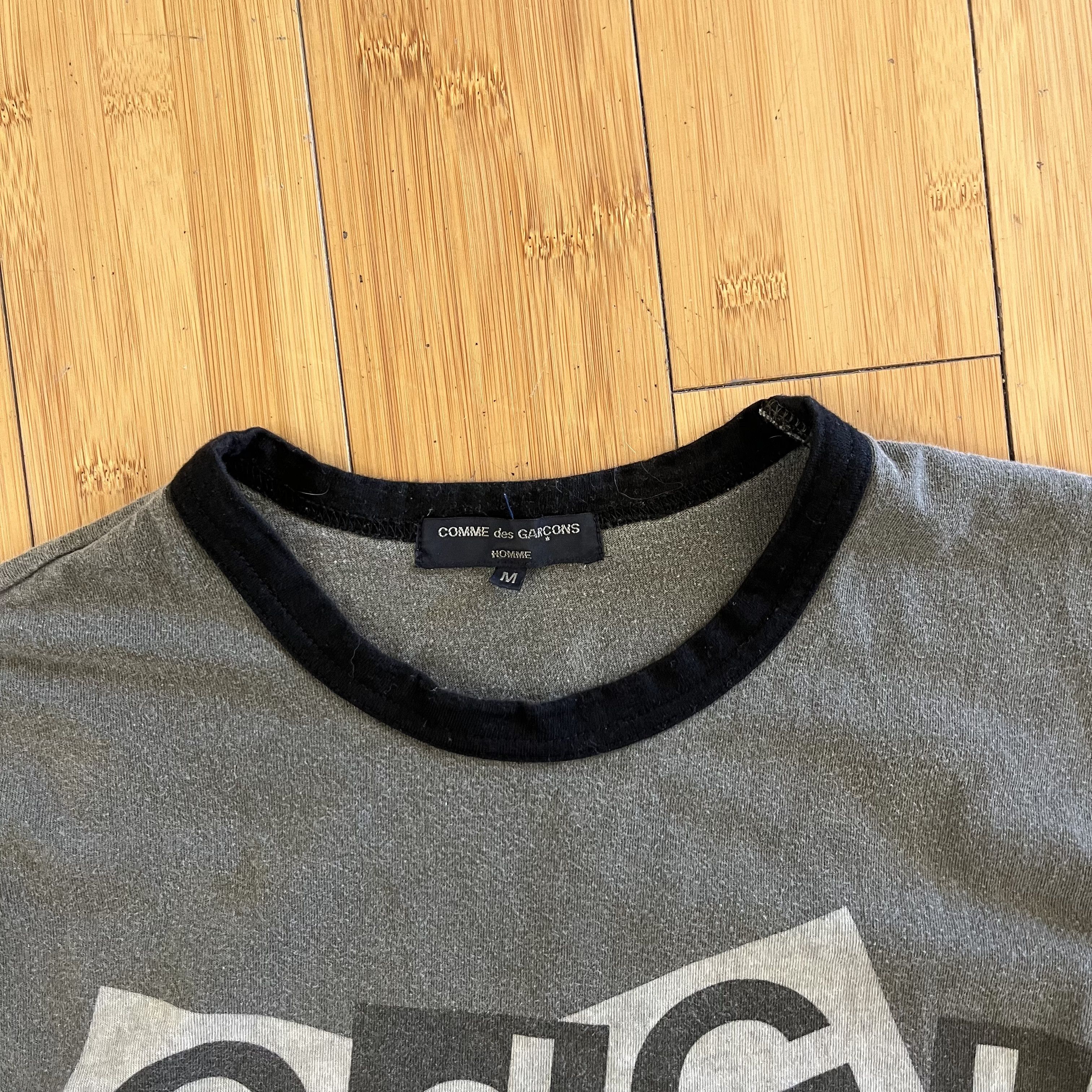 Comme des Garcons × Comme des Garcons Homme Comme des Garcons Homme 2004 Block Letter Tee Size US M / EU 48-50 / 2 - 3 Thumbnail