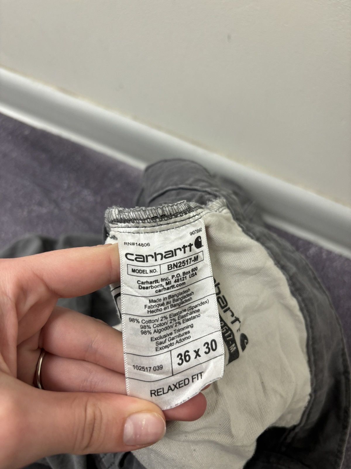 Carhartt Vintage Carhartt Rugged Flex Relaxed Fit Canvas Work Pants Size US 36 / EU 52 - 15 Thumbnail