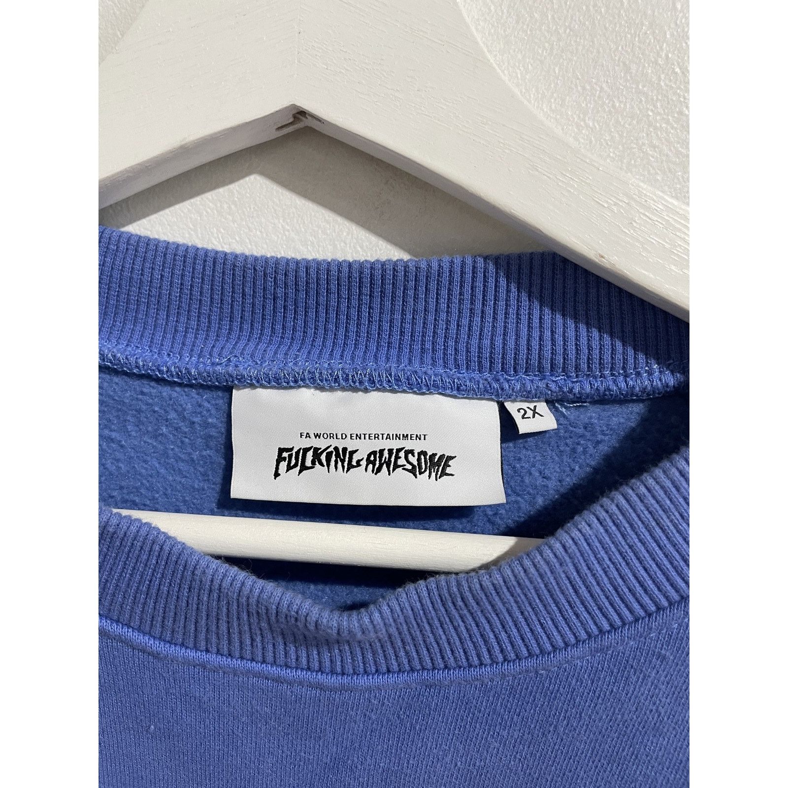 Other FA UPSIDE DOWN LOGO CREWNECK SIZE XXL PREOWNED Size US XXL / EU 58 / 5 - 6 Thumbnail