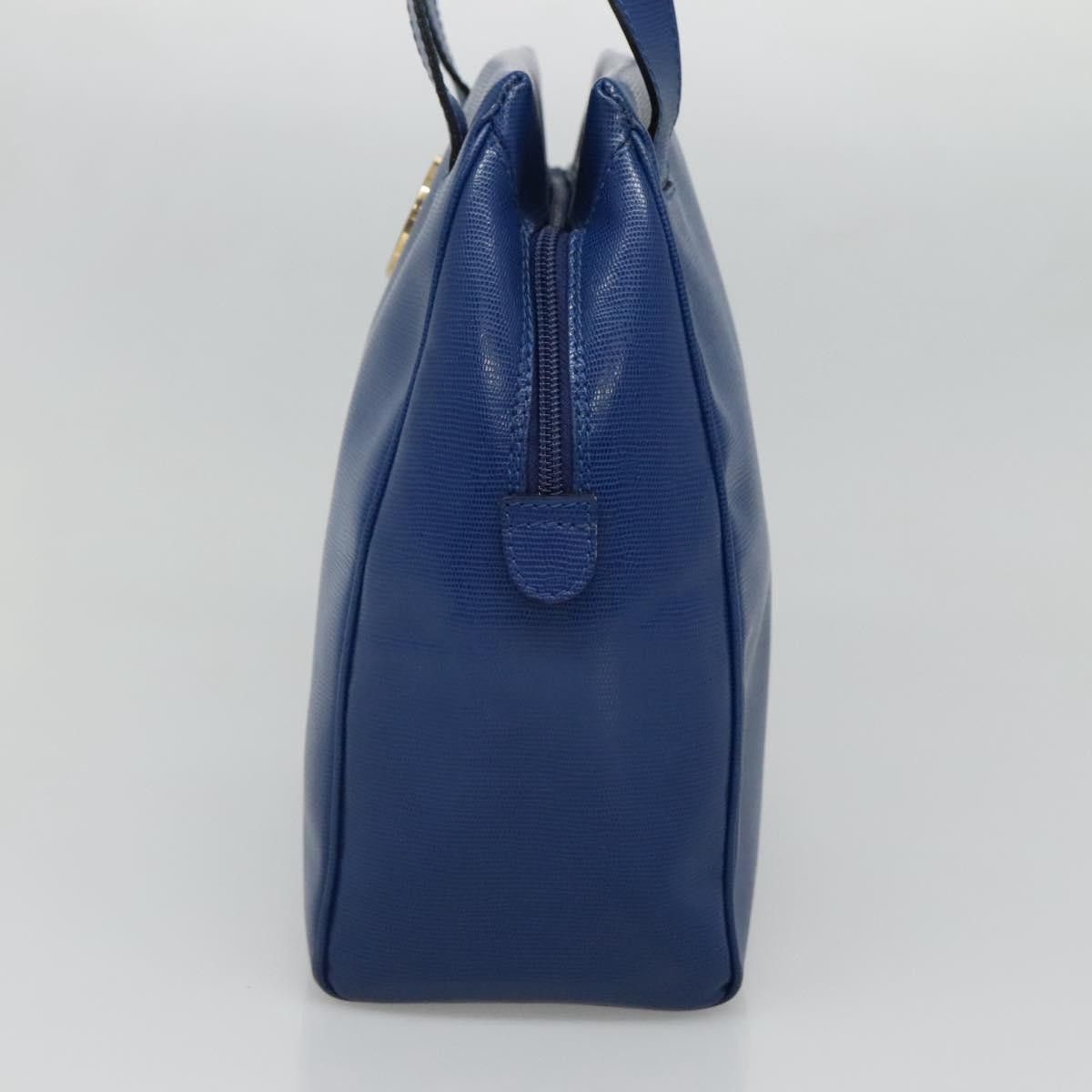 Celine CELINE Shoulder Bag Leather Blue Gold Size ONE SIZE - 5 Thumbnail