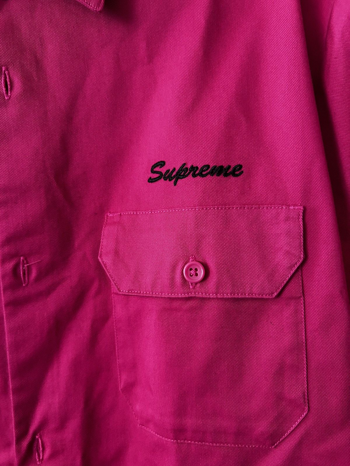 Supreme Supreme Rhinestone Pin Up S/S Work Shirt Size US L / EU 52-54 / 3 - 5 Thumbnail