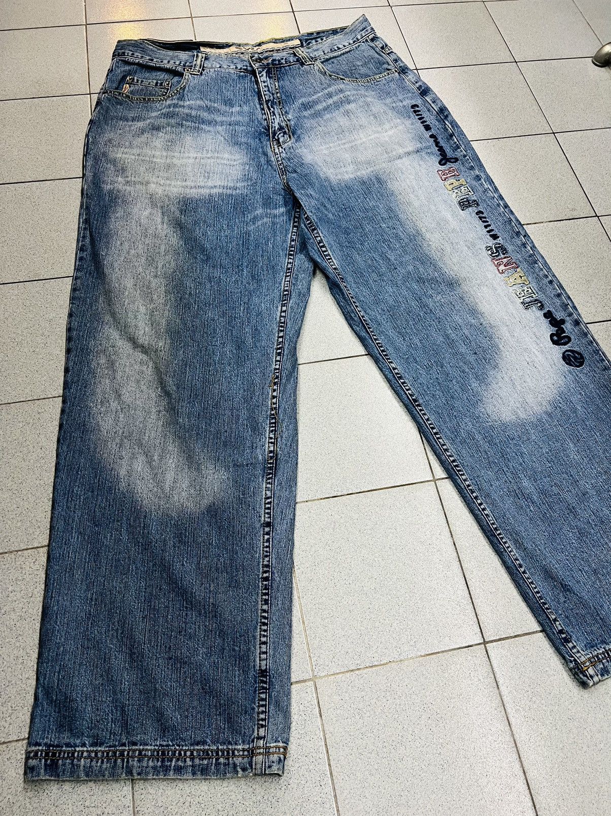 JNCO × Pepe Jeans Vintage Y2K Pepe Baggy Skater Hip-Hop Denim Jnco Style Size US 40 / EU 56 - 6 Thumbnail