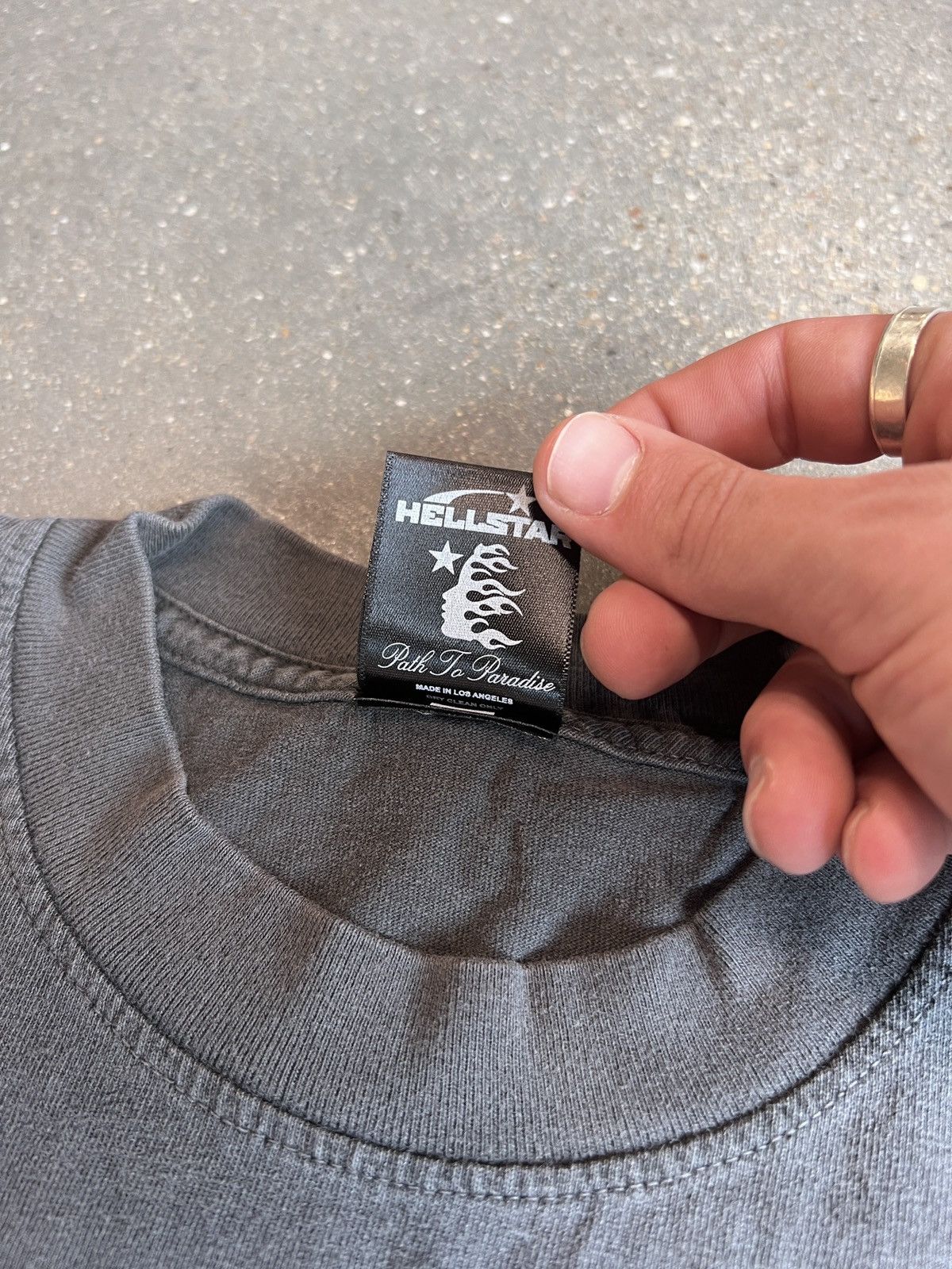 HELLSTAR Hellstar Jesus Tee Faded Black Size US L / EU 52-54 / 3 - 4 Thumbnail
