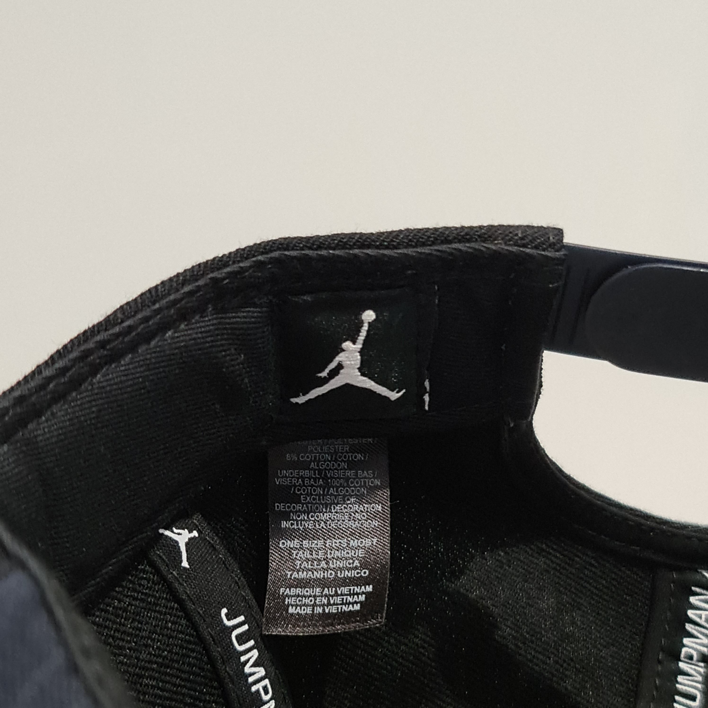 Jordan Brand Jordan Cap Snapback 'RE2PECT' Black/Navy Size ONE SIZE - 8 Thumbnail