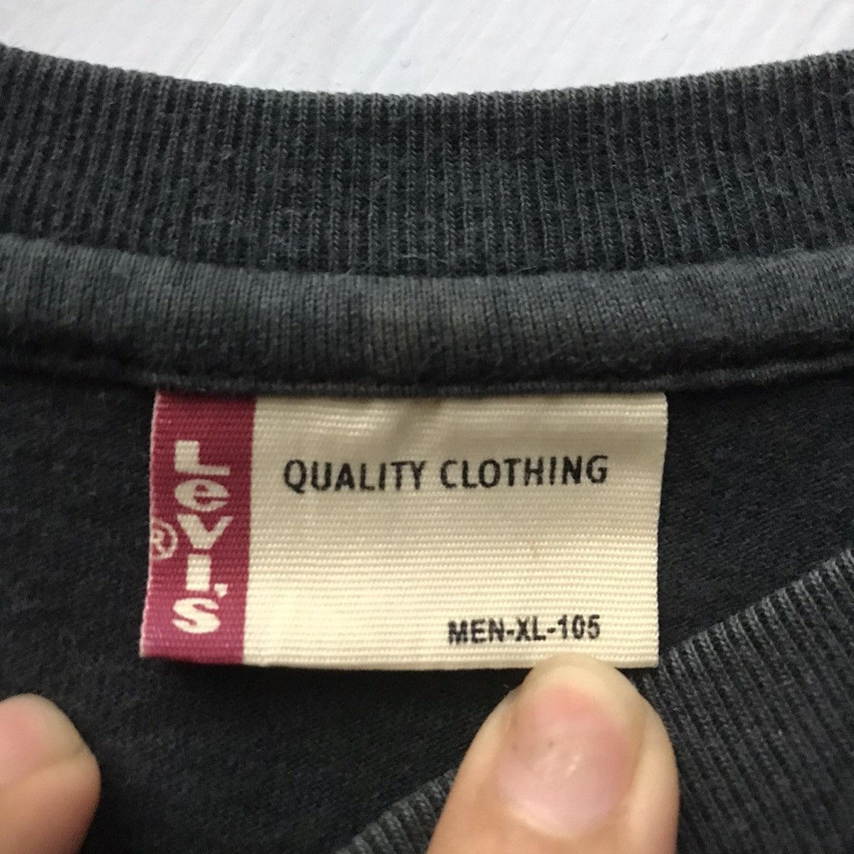 Levi's × Levi's Vintage Clothing × Vintage Vintage Levis Grandad black polo shirt tee Size L Red Tab Size US M / EU 48-50 / 2 - 7 Thumbnail
