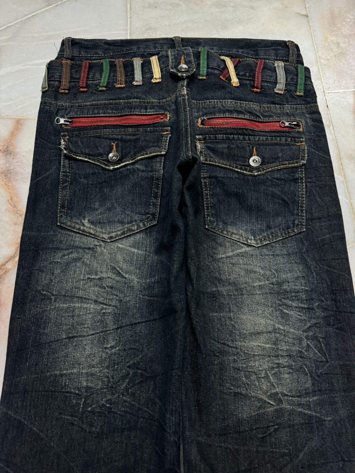 Seditionaries 💥DOUBLE WAIST💥90's NYLUS BUSHPANT DOUBLE WAIST SICK CLAWMARK Size US 31 - 14 Thumbnail