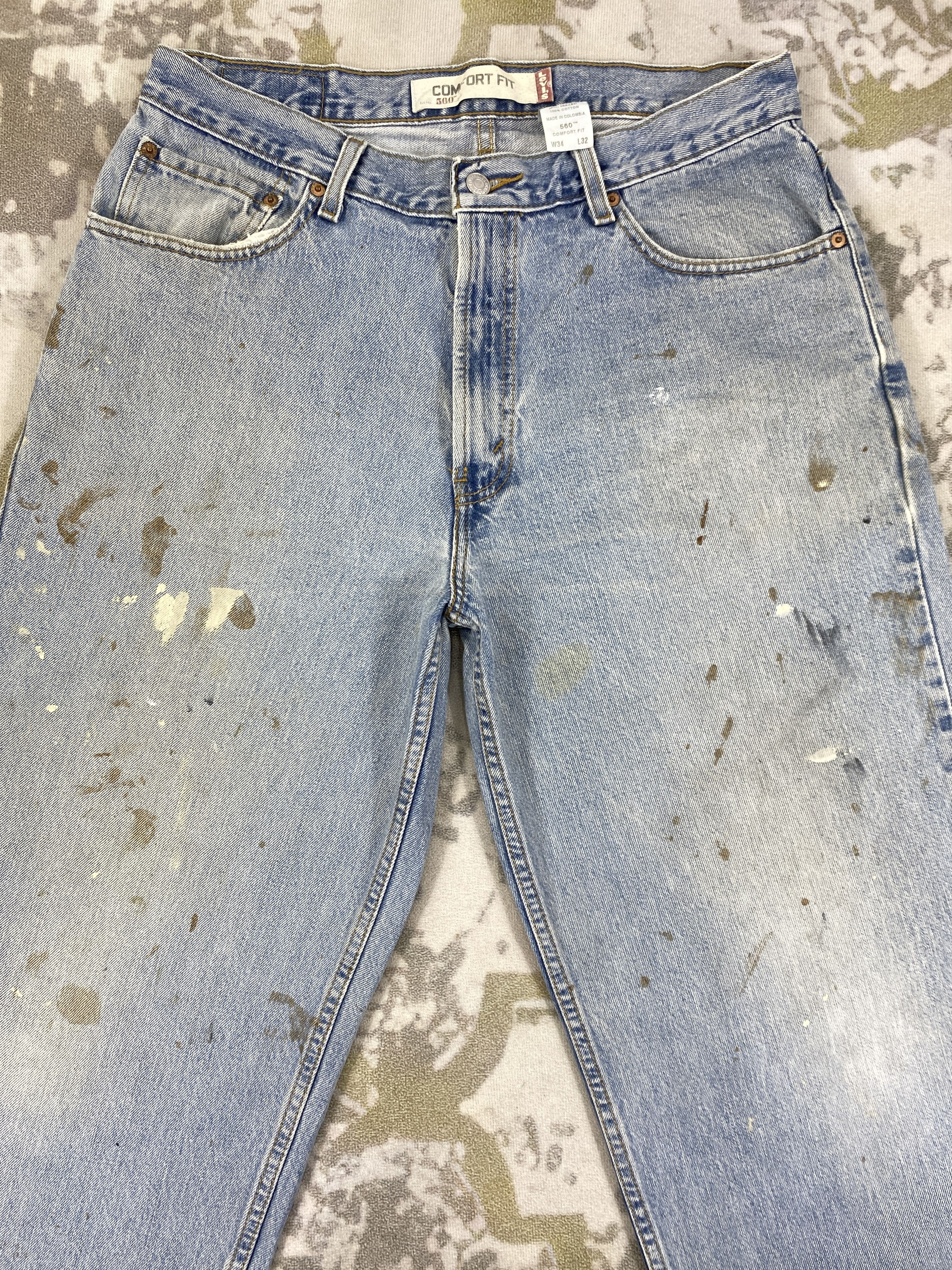 Levi's Light Blue Wash Vintage Levi's 560 34x31.5 Denim -SJ146 Size US 34 / EU 50 - 3 Thumbnail