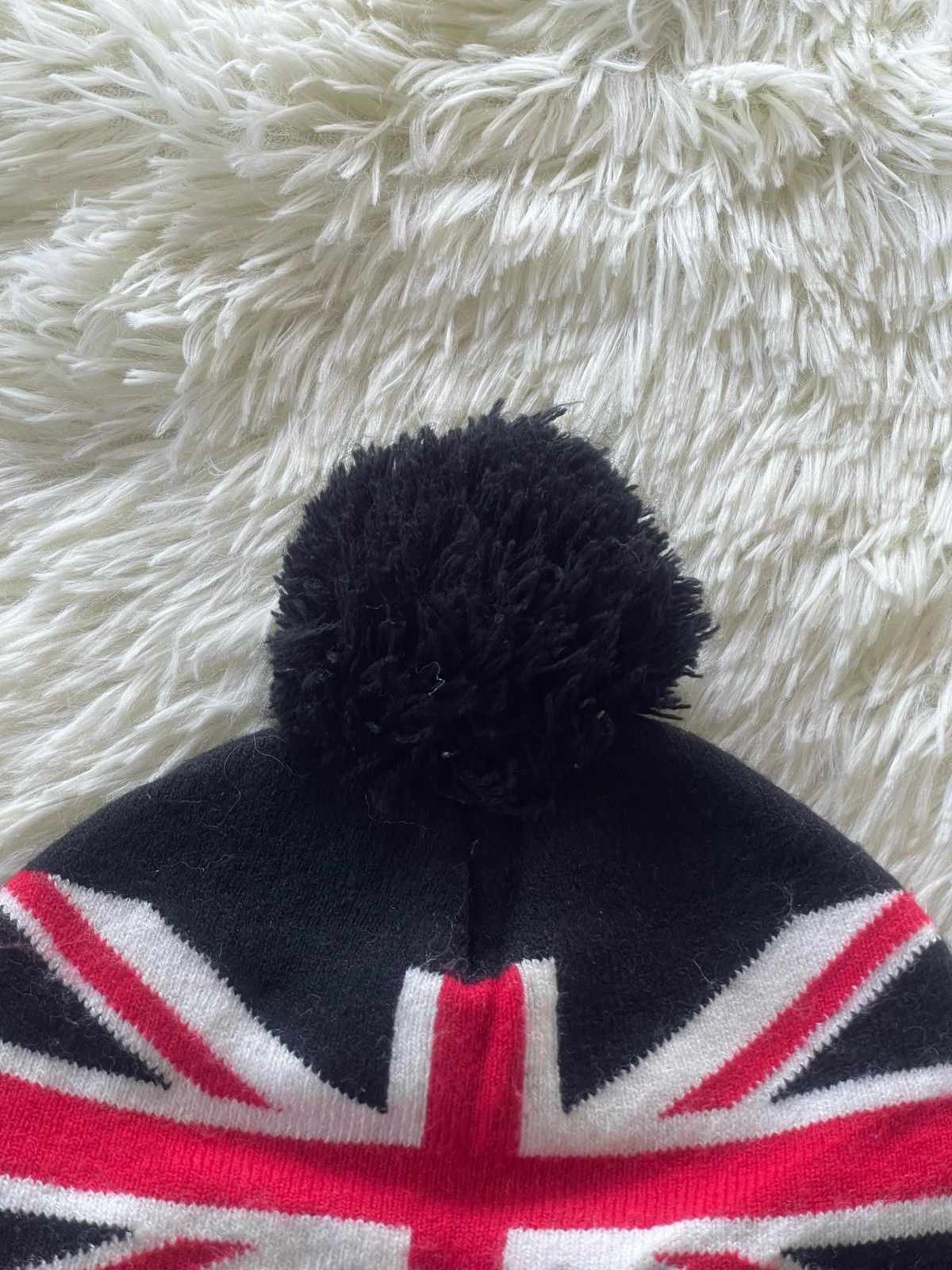 Vintage Union Jack Snow Beanie Hat Size ONE SIZE - 7 Thumbnail