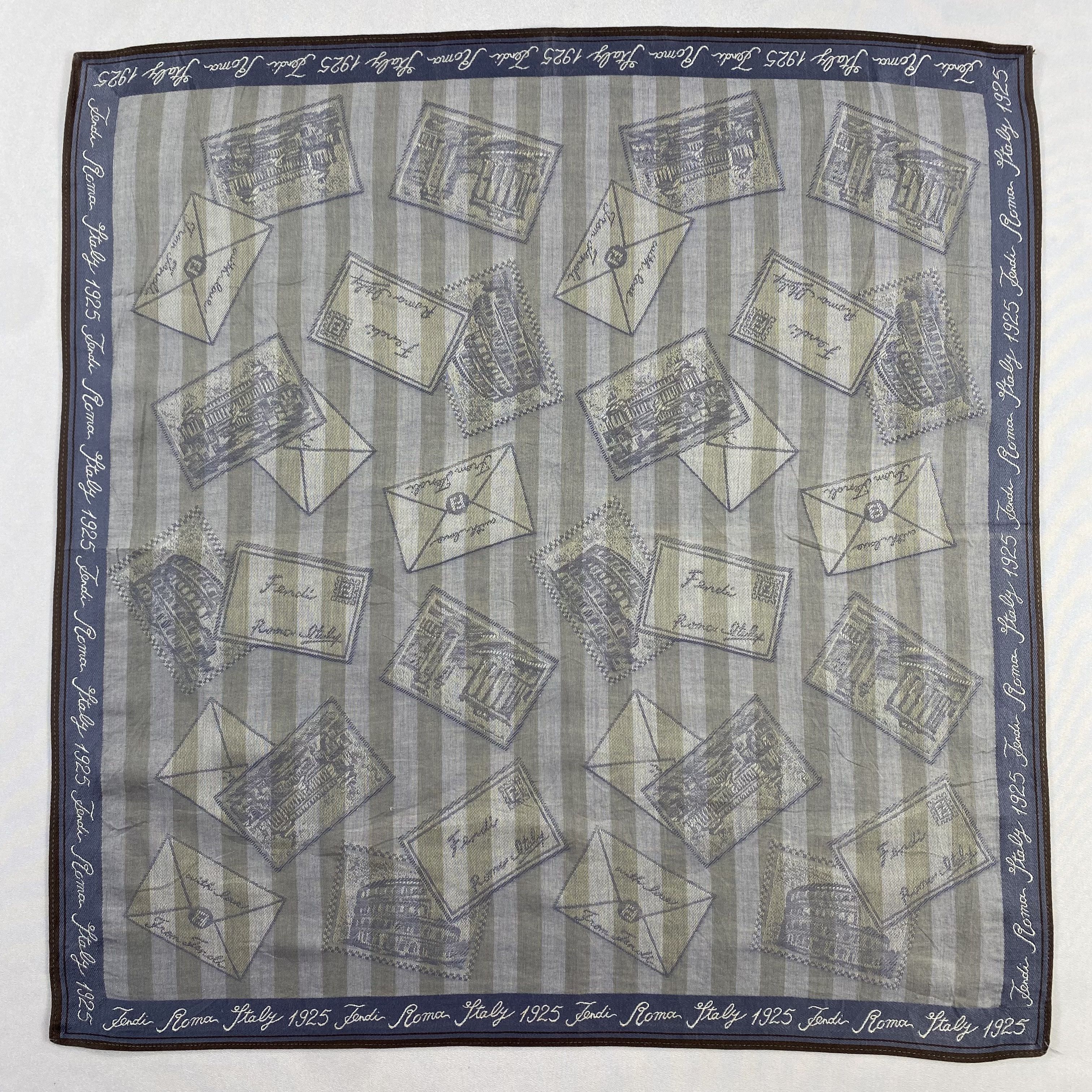 Vintage Fendi Handkerchief / Neckerchief / Bandana-P765 Size ONE SIZE - 1 Thumbnail