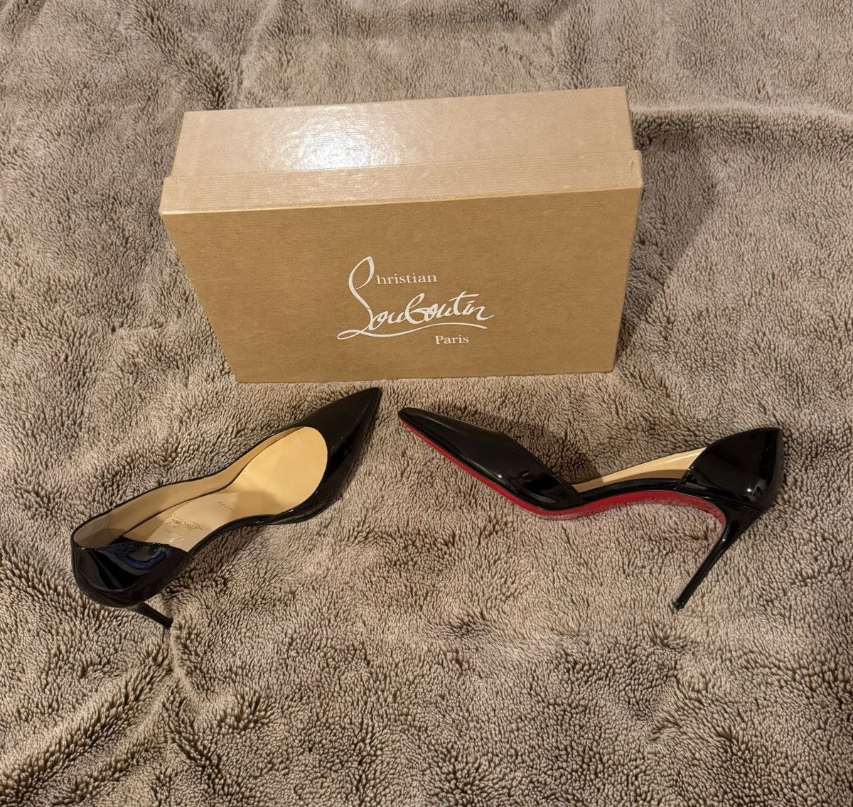 Christian Louboutin Christian Louboutin Iriza 85mm Patent Leather Pumps Size US 9 / IT 39 - 2 Thumbnail
