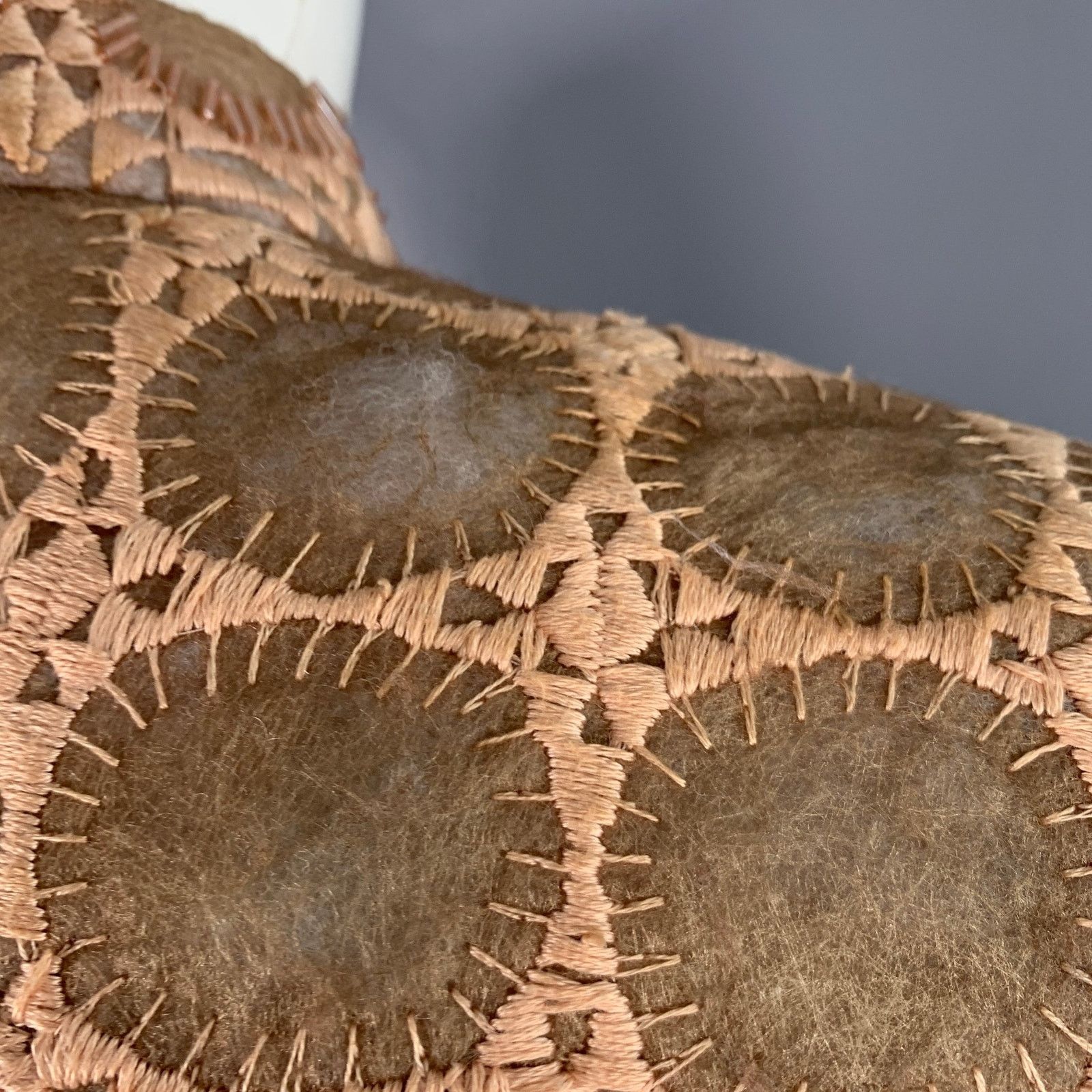 Mila Schon MILA SCHON Size 6 Beige Tan Polyester Circles Beaded Coat Size M / US 6-8 / IT 42-44 - 8 Thumbnail