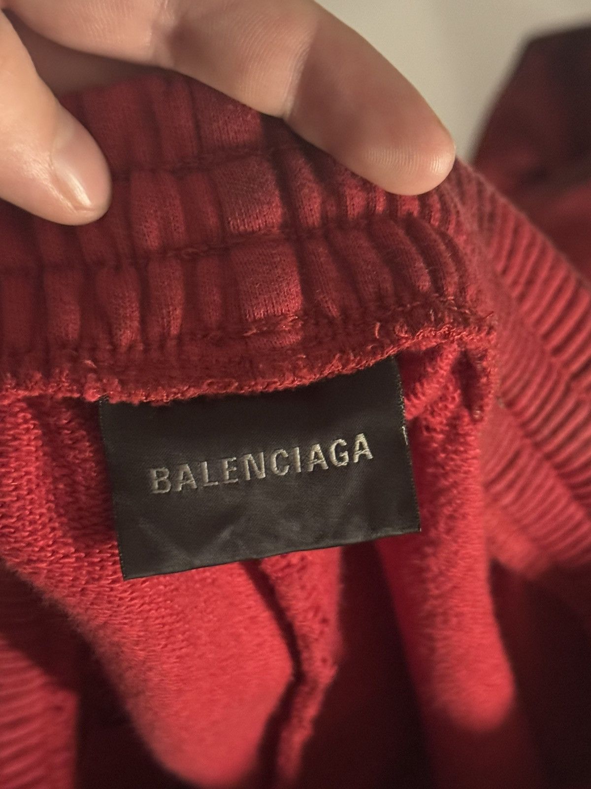 Balenciaga ✅Balenciaga red skater graffiti distressed sweatpants S Size US 32 / EU 48 - 6 Thumbnail