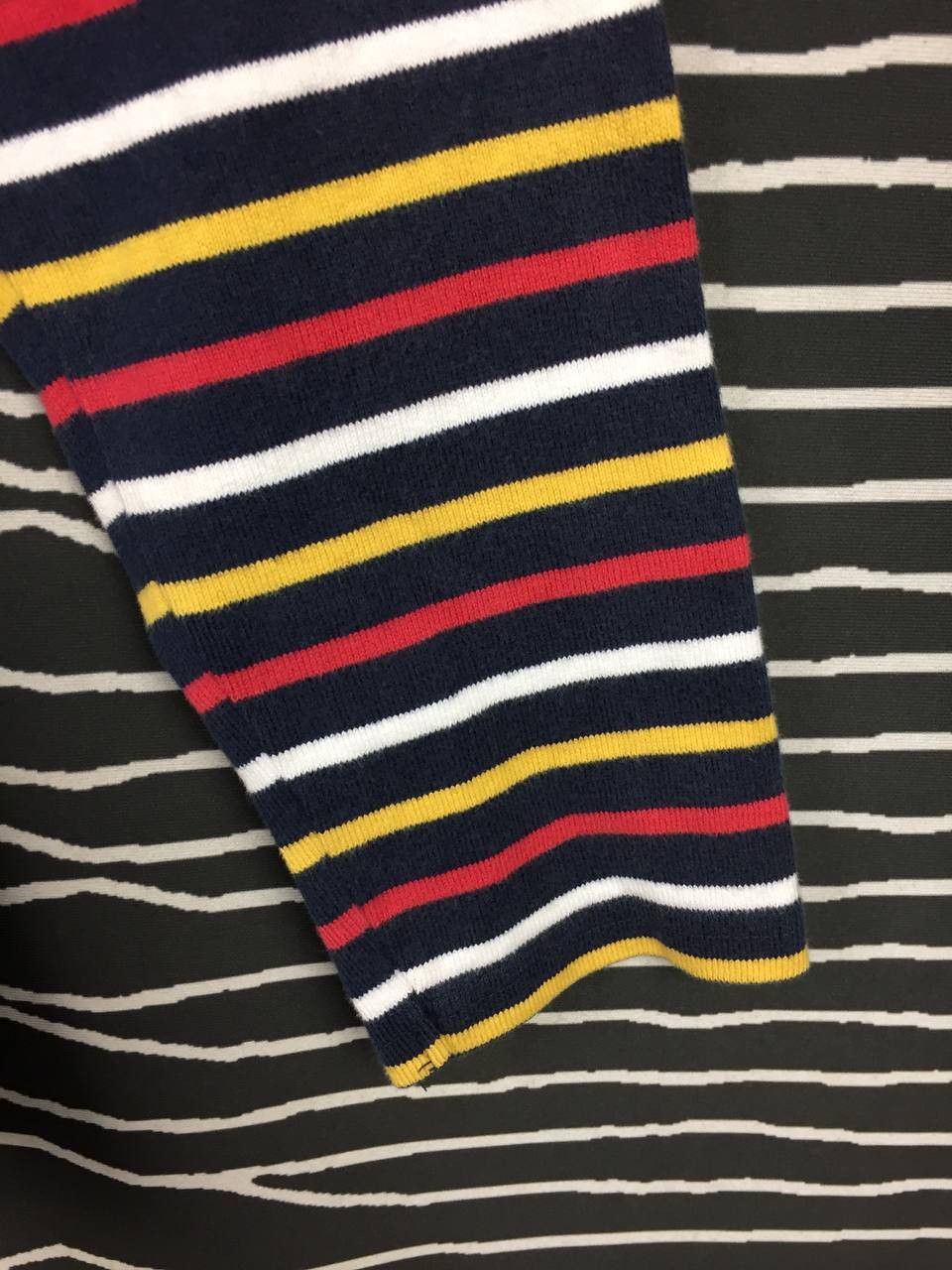 Beams Plus Vtg BEAMS Nautical Style Striped Boat Neck Long Sleeve Tee Size US M / EU 48-50 / 2 - 4 Thumbnail