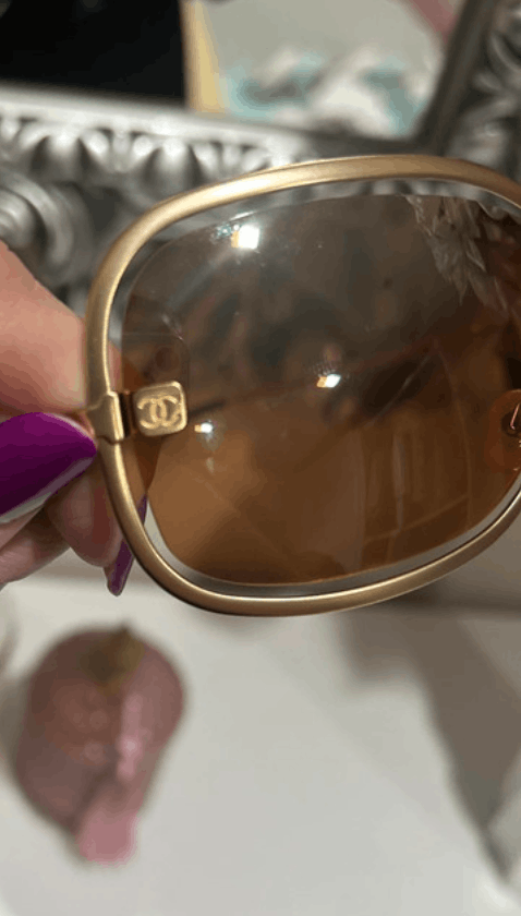 Chanel CHANEL Sunglasses 4031 Rimless Rhinestone 4017 Vintage Size ONE SIZE - 3 Thumbnail