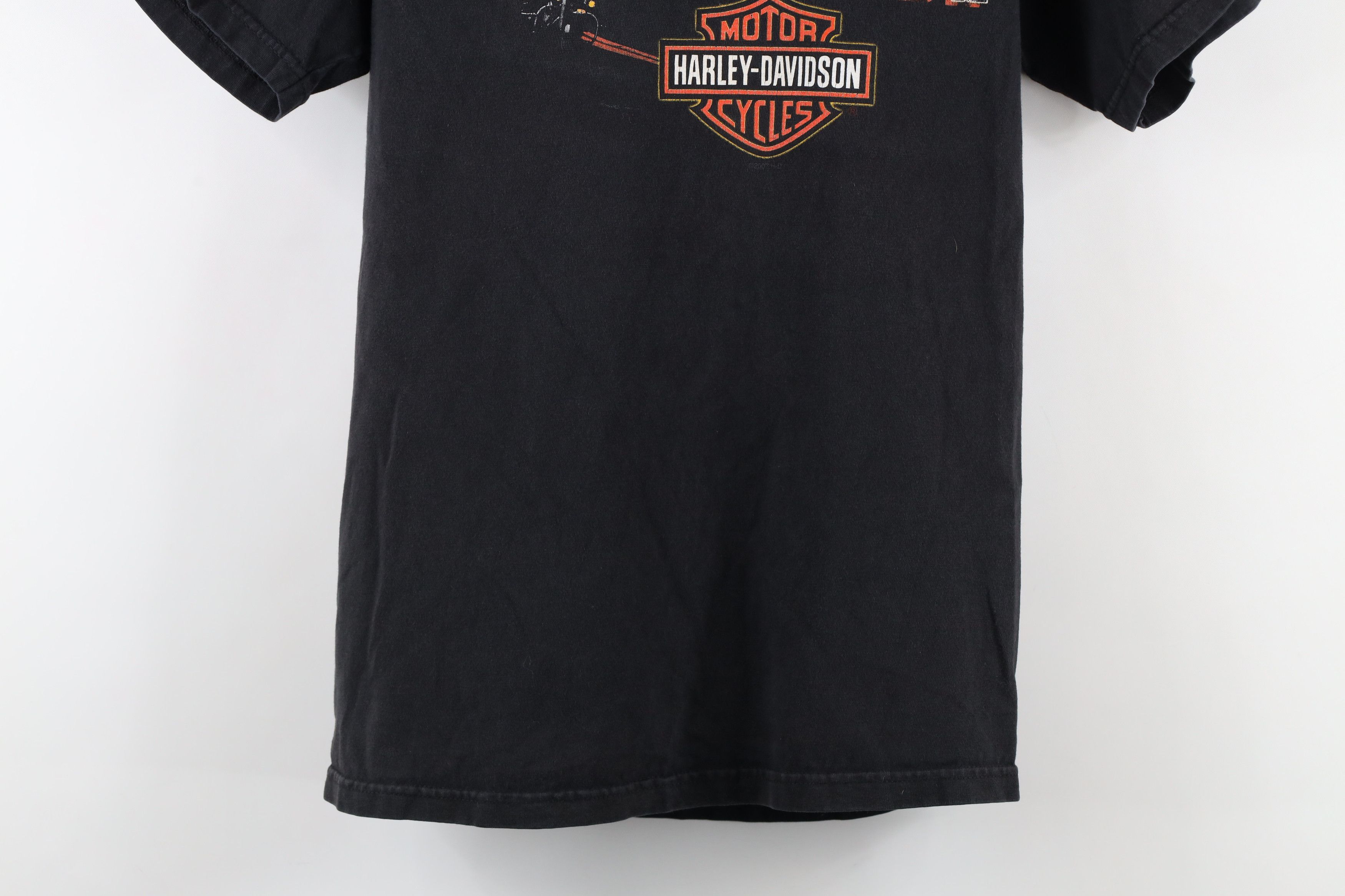 Harley Davidson × Vintage Vintage Y2K Harley Davidson Cedar Point T-Shirt Black USA Size US S / EU 44-46 / 1 - 3 Thumbnail