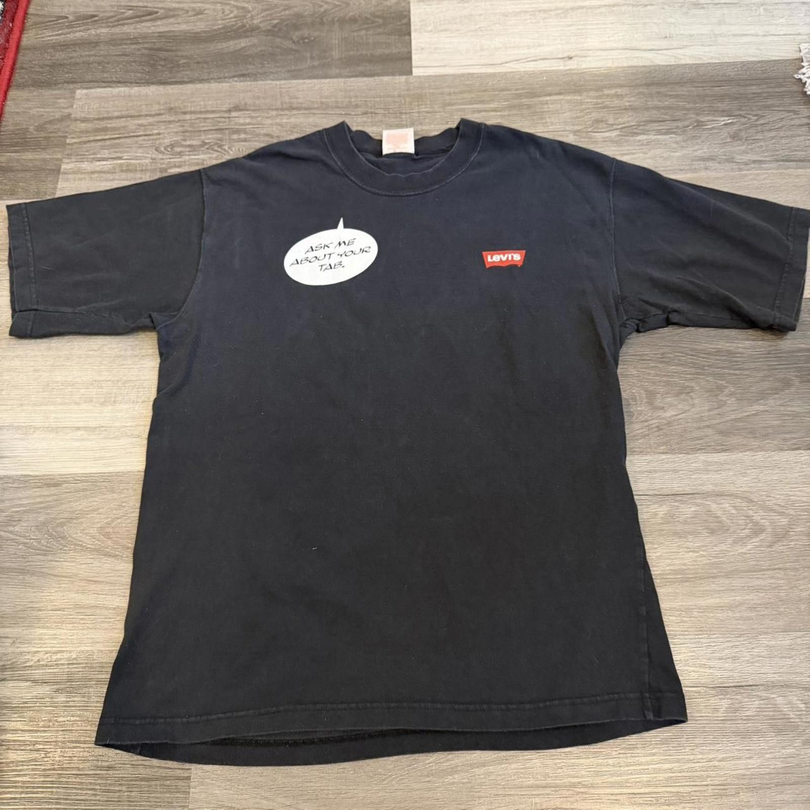 Levi's vintage Levi’s ask me about your tab put it on my tab tshirt Size US S / EU 44-46 / 1 - 3 Thumbnail