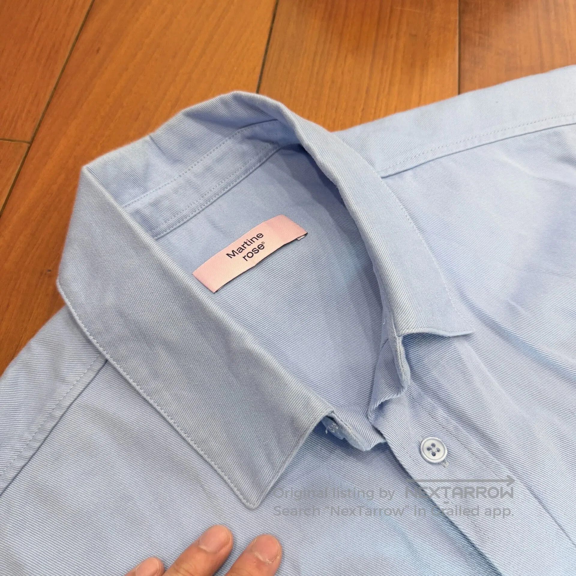 Martine Rose Martine Rose Blue Loose Long. Size US M / EU 48-50 / 2 - 3 Thumbnail
