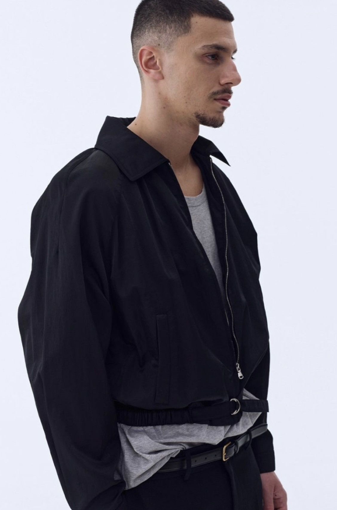 RECTO RECTO 23SS Nylon Bowling Jumper Jacket Black XL Size US XL / EU 56 / 4 - 1 Thumbnail