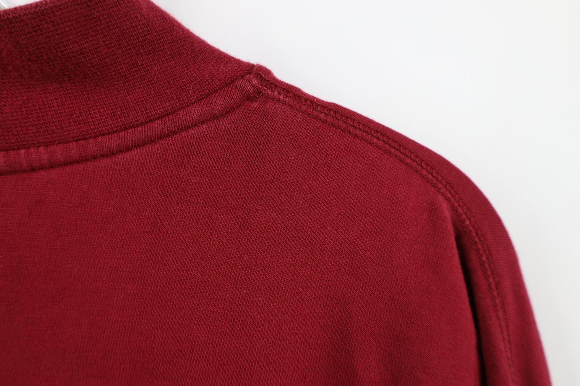 Nike Vintage Y2K Nike Travis Mini Swoosh Mock Neck T-Shirt Red Size US L / EU 52-54 / 3 - 12 Thumbnail