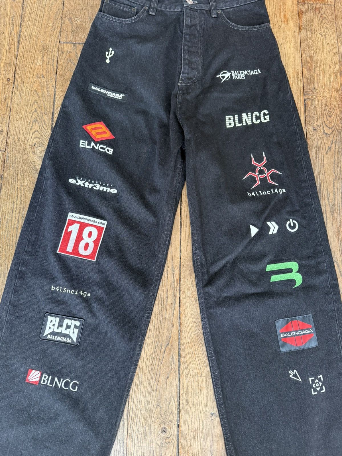 Balenciaga Balenciaga gamer baggy jeans Size US 28 / EU 44 - 2 Thumbnail