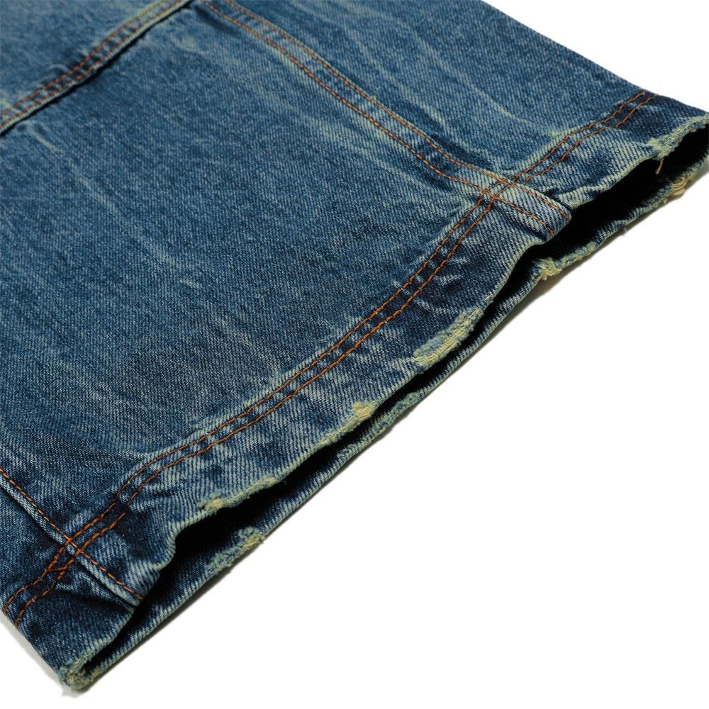 Jean Retro washed street style loose ripped cargo jeans Size US 32 / EU 48 - 6 Thumbnail