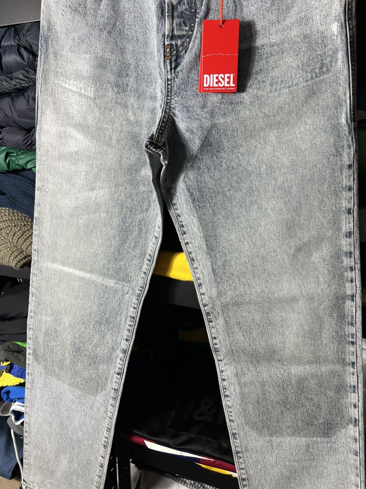 Diesel Diesel Vintage Light Wash Jeans High Waist Straight Fit Y2K Size US 32 / EU 48 - 11 Thumbnail