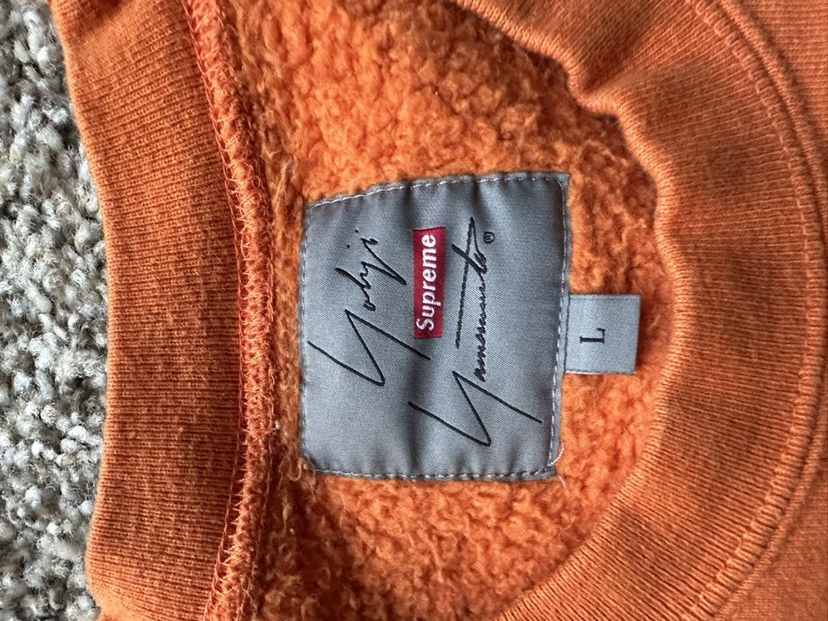 Supreme Supreme Yohji Yamamoto Orange Crewneck FW20 | Grailed