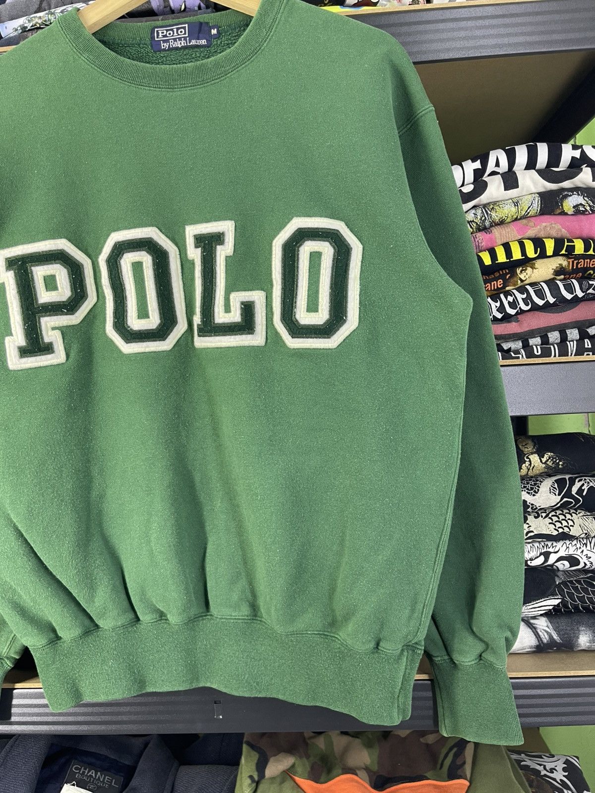 Polo Ralph Lauren Vintage Polo RL POLO Spellout Logo Embroidered Sweatshirt Size US M / EU 48-50 / 2 - 6 Thumbnail