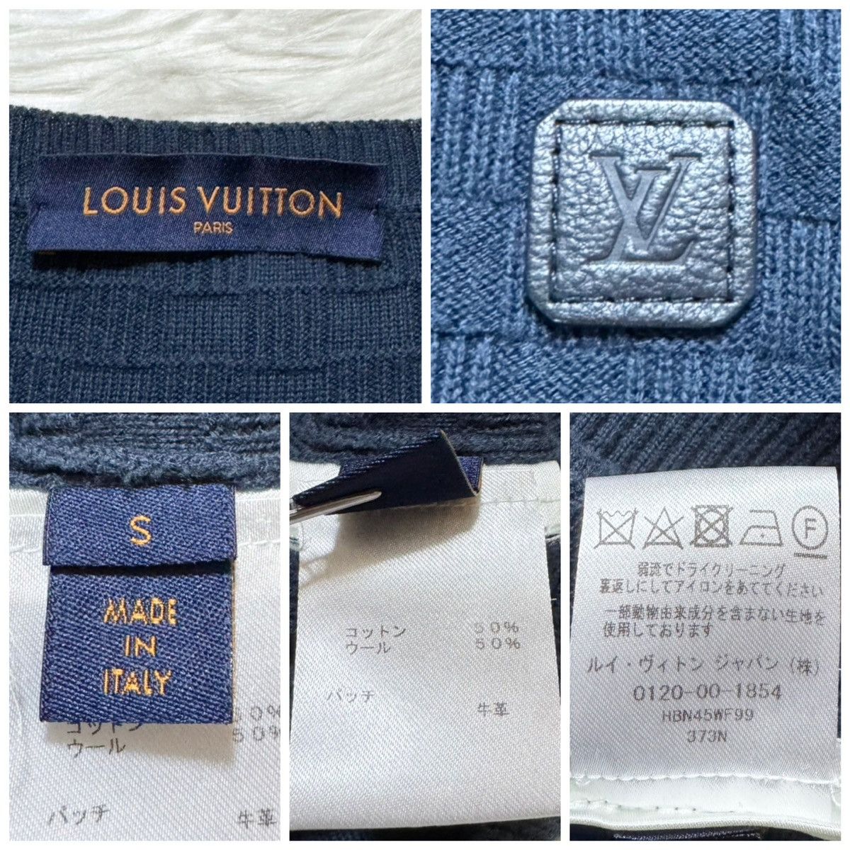 Louis Vuitton Authentic Louis Vuitton Damier Knit Sweater Size US S / EU 44-46 / 1 - 2 Thumbnail