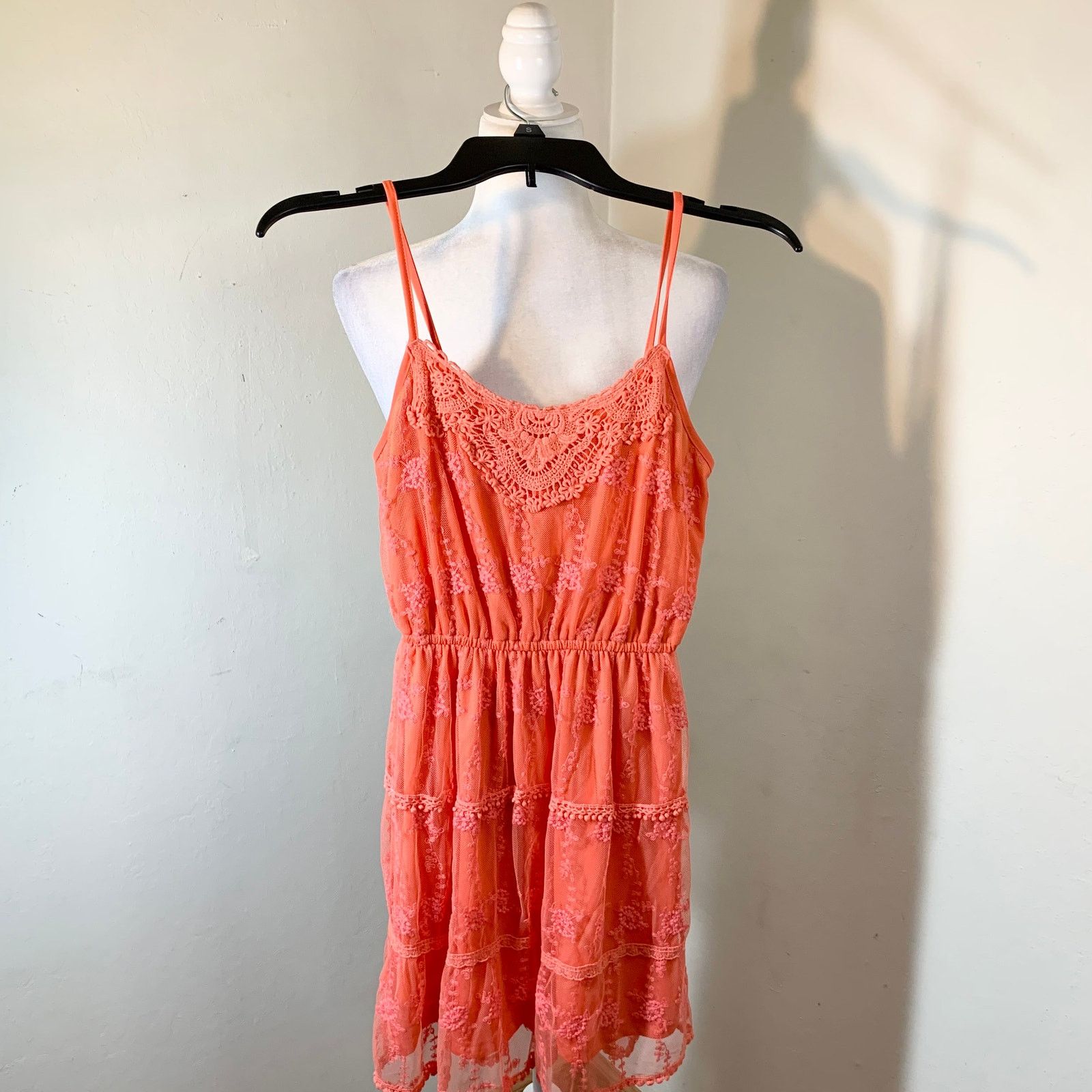 Other Women’s orange lace dress size S Size S / US 4 / IT 40 - 1 Thumbnail