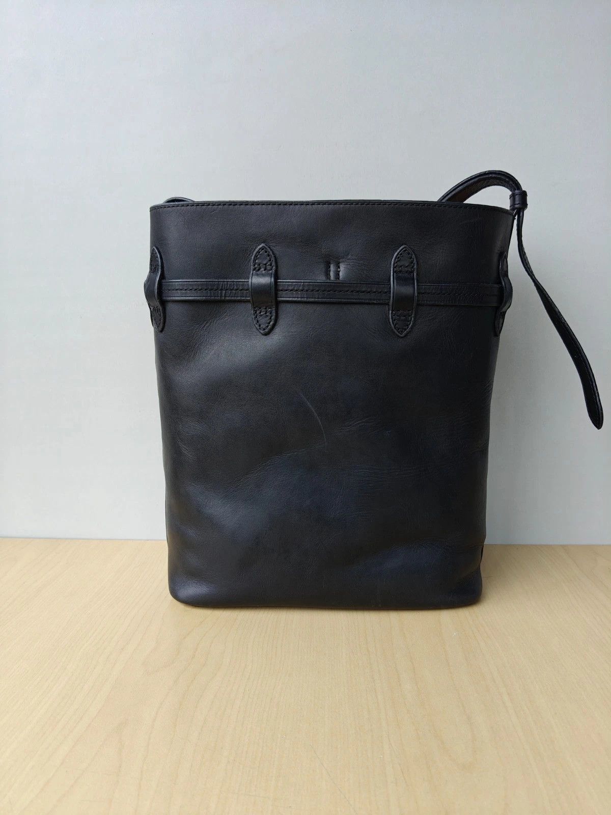 Polo Ralph Lauren Polo Ralph Lauren Bellport Leather Large Bucket Bag FTP 0011 Size ONE SIZE - 3 Thumbnail