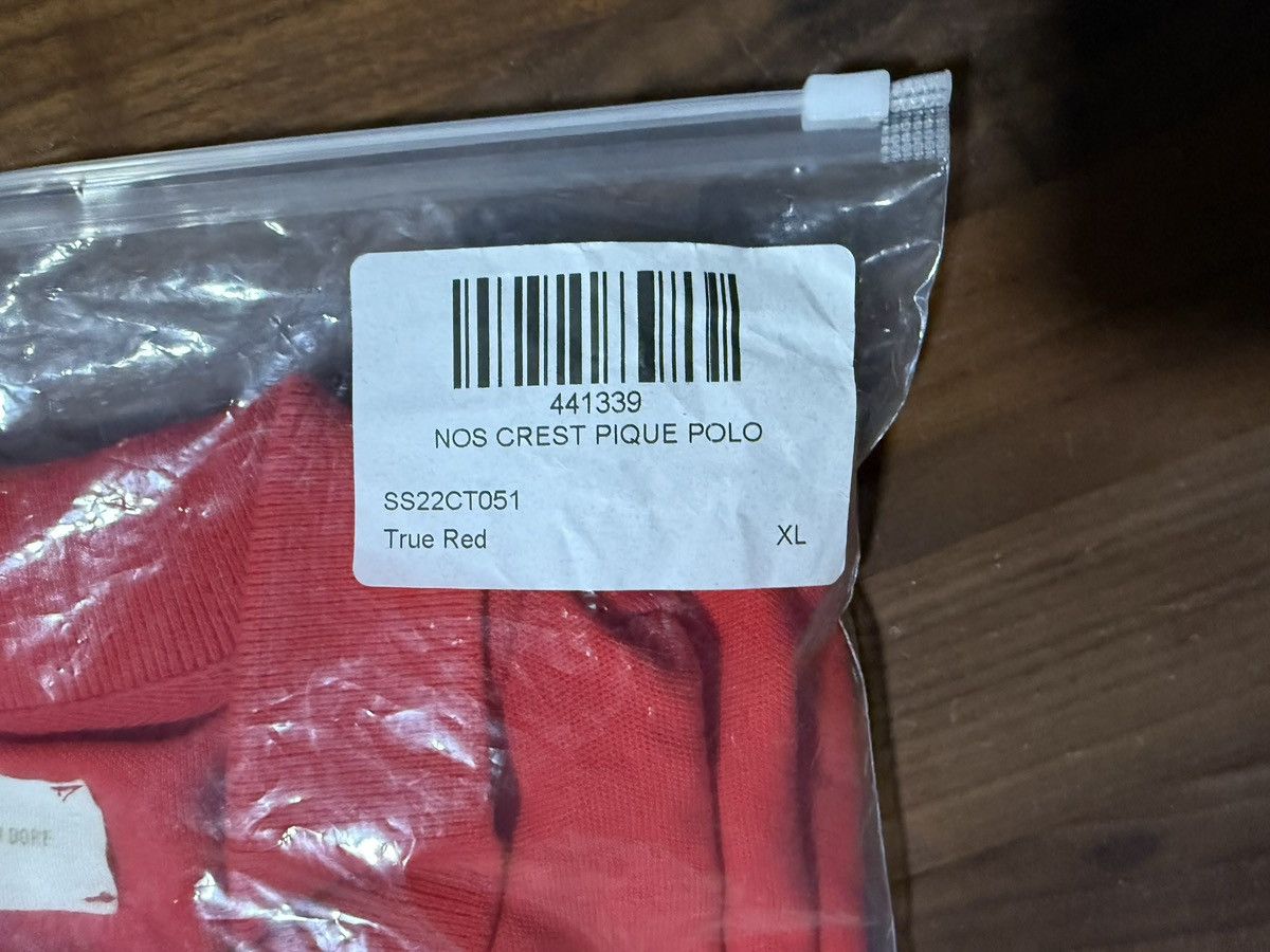 Aime Leon Dore Aime Leon Dore ALD Piqué Polo in Red SS22 Floral Crest Logo Size US XL / EU 56 / 4 - 8 Thumbnail