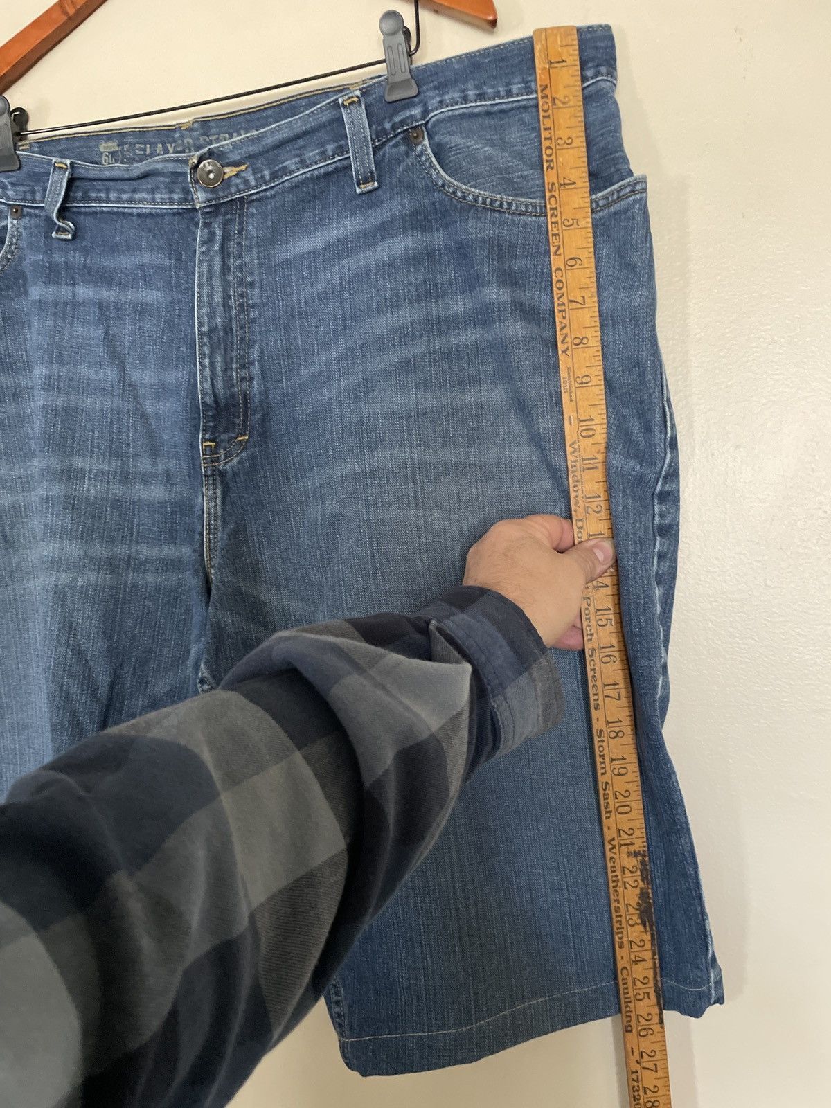 Route 66 × Vintage Route 66 Jean Denim Shorts Jorts Skater relaxed waist 48 in Size US 44 / EU 60 - 2 Thumbnail