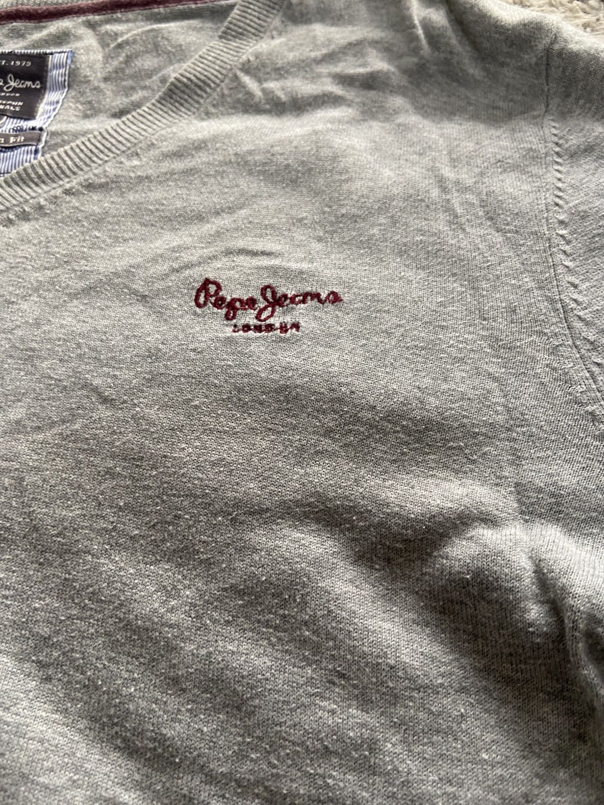 Pepe Jeans × Vintage Pepe Jeans London Slim Fit Sweater Size M Size US M / EU 48-50 / 2 - 4 Thumbnail