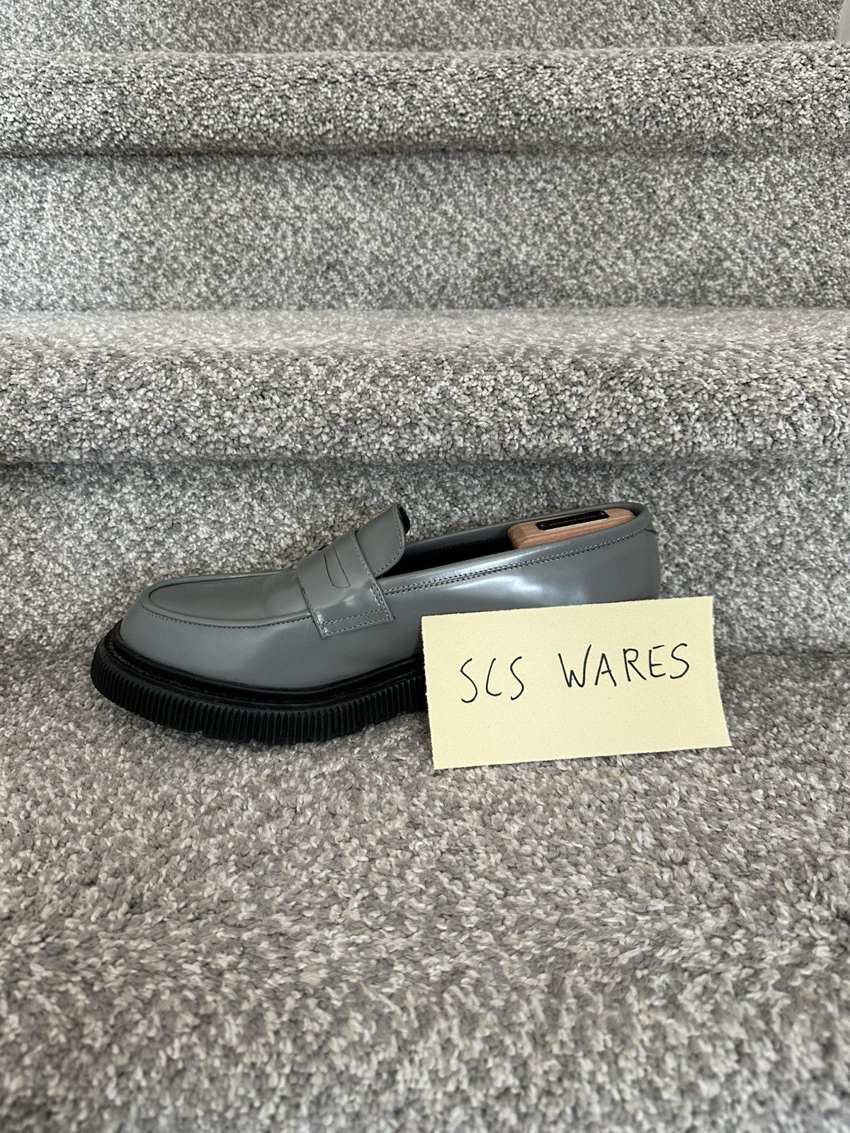 Adieu Paris Adieu Paris Type 159 Loafers in Polido Storm Size US 11 / EU 44 - 2 Thumbnail