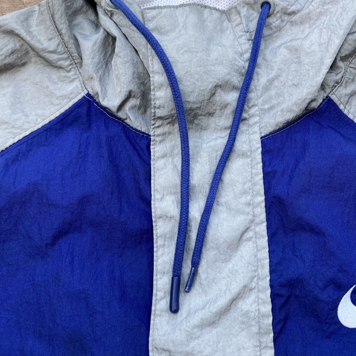 Nike Vintage Distressed 90s Nike Double Swoosh Light Jacket Size US XL / EU 56 / 4 - 6 Thumbnail