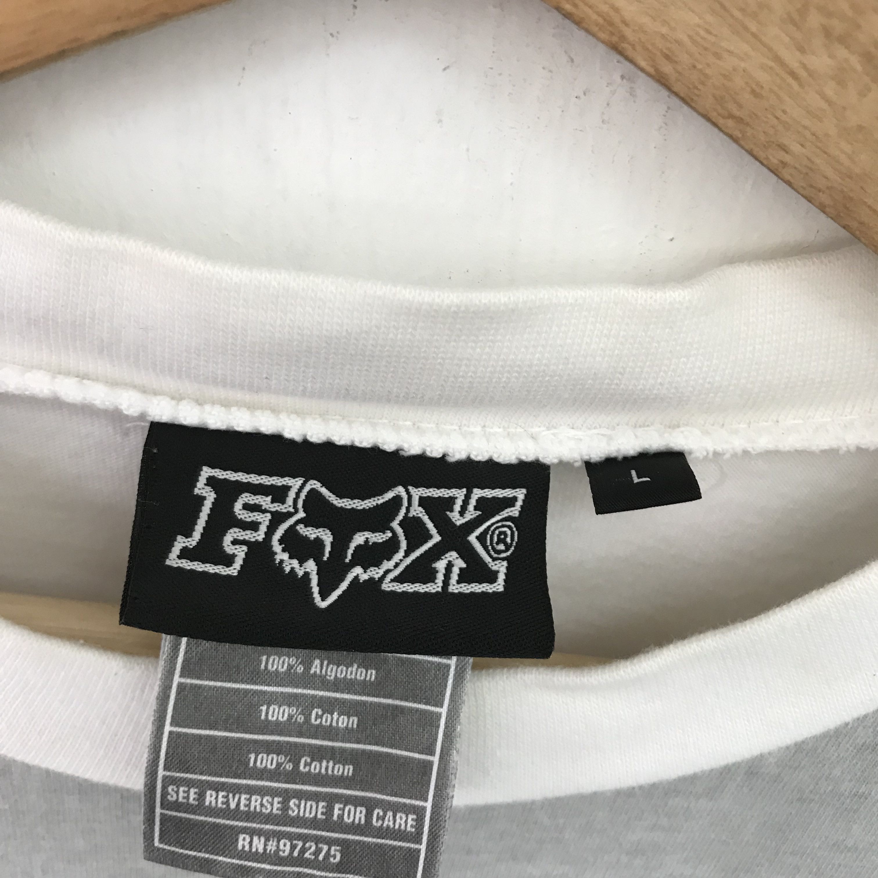 Fox Racing Vintage Fox Racing Team Motocross Tshirt - 232 Size US L / EU 52-54 / 3 - 9 Thumbnail
