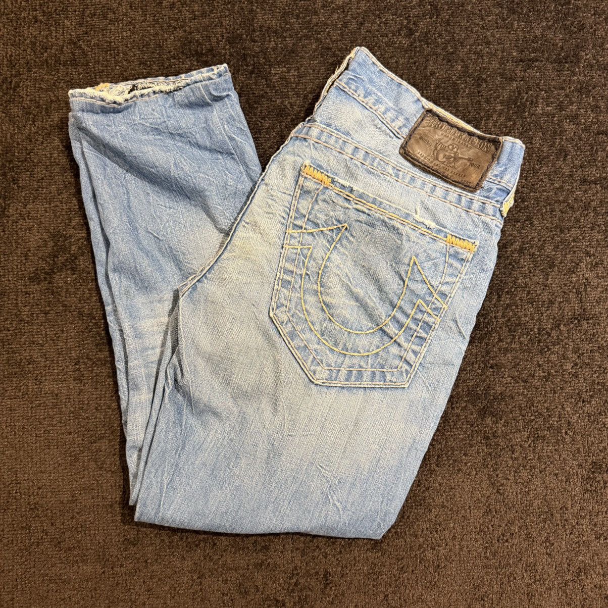 True Religion True religion usa light wash denim jeans rare Size US 33 - 2 Thumbnail