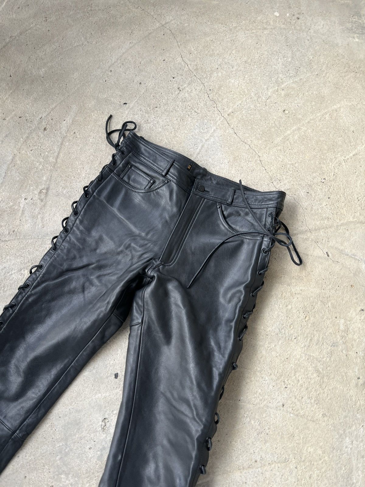 Leather IXS Echtes Leder Moto Pants Size 58 Size US 36 / EU 52 - 2 Thumbnail