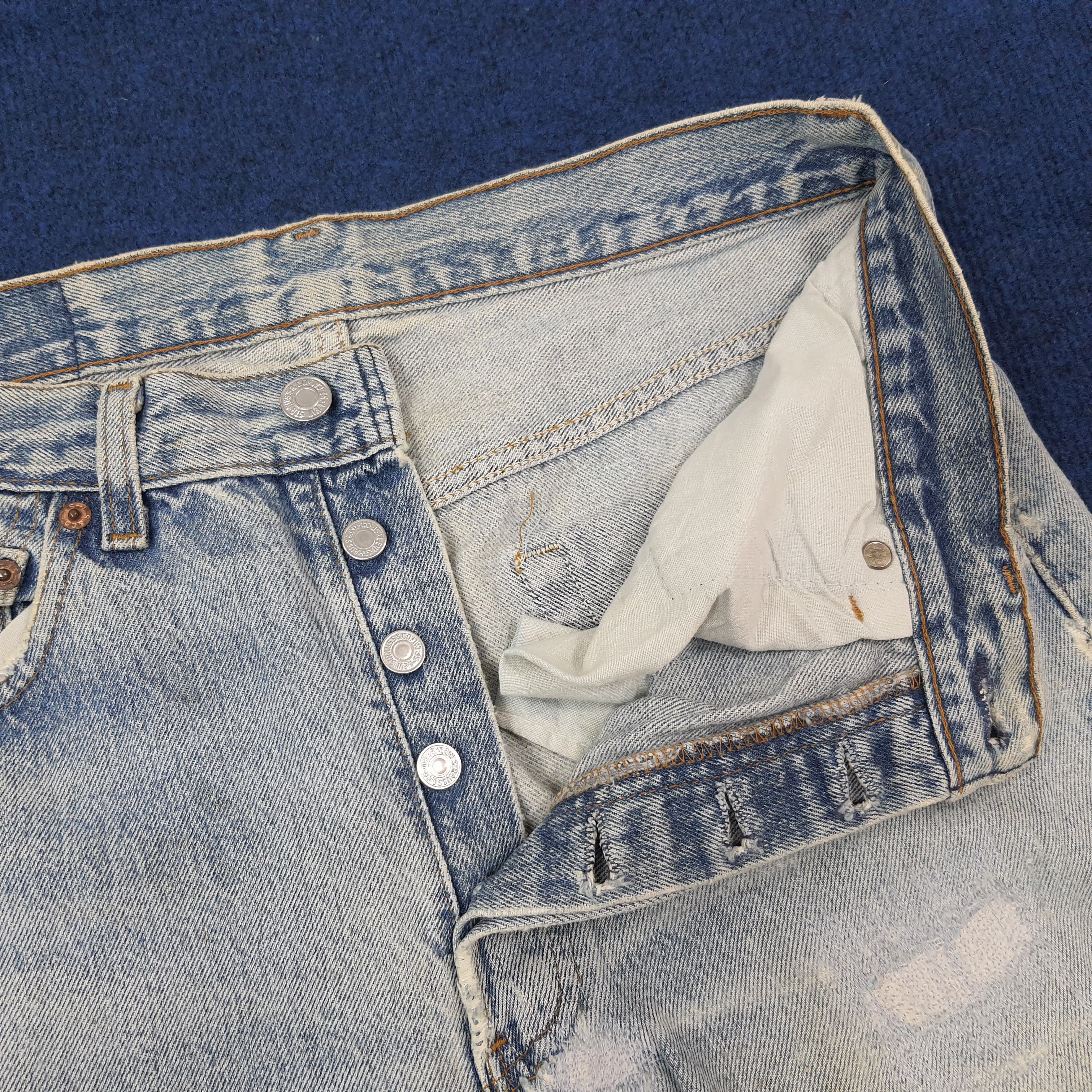 Levi's Vintage Levi's 501 Rework Denim Jeans C228N23 Size US 30 / EU 46 - 7 Thumbnail