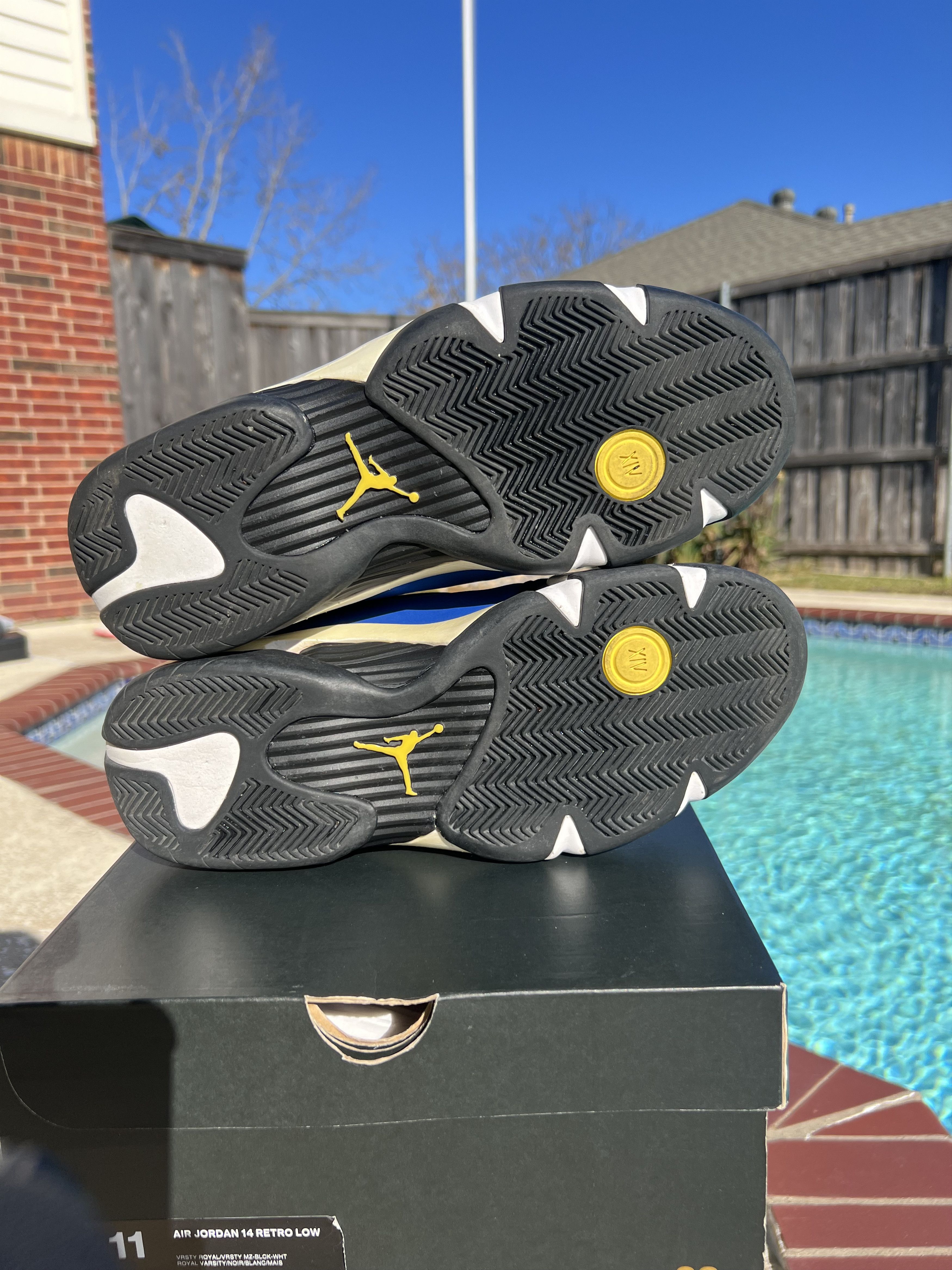 Jordan Brand × Nike Air Jordan 14 Retro Low Laney 2015 Size US 11 / EU 44 - 8 Thumbnail